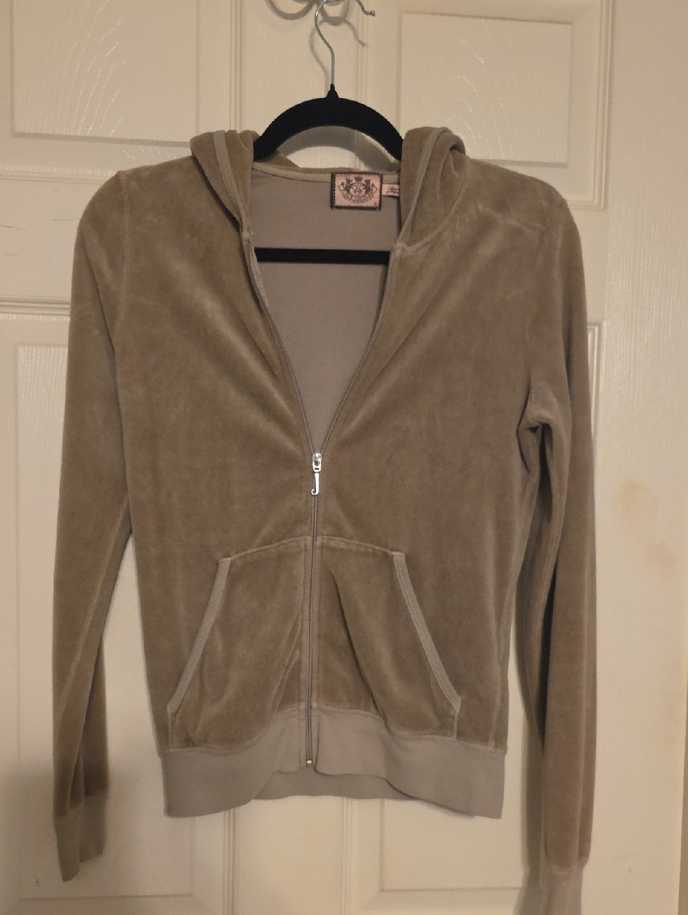 Juicy Couture Vintage Tan Zip Up Made In USA
